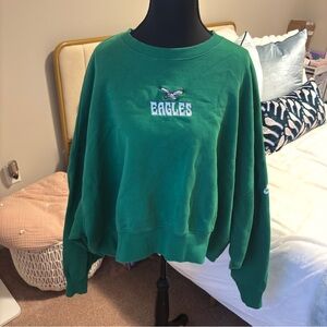 Nike Women's Green Eagles Crewneck Sweatshirt